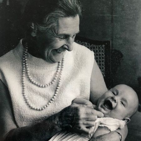 Toodler Hugh Jackman and his Grandmother
